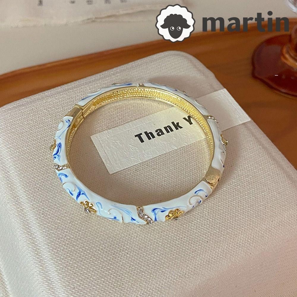 Bracciale Double Vintage Hawaiano Traforato A Fiore – Cloisonné Cinese In Ottone, Diametro 58-60 Mm