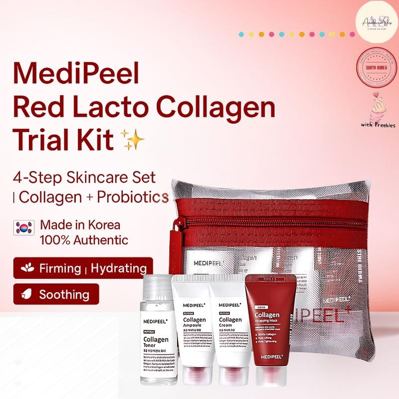 MediPeel Red Lacto Collagen Skin Care Trial Kit – Firming, Hydrating ...