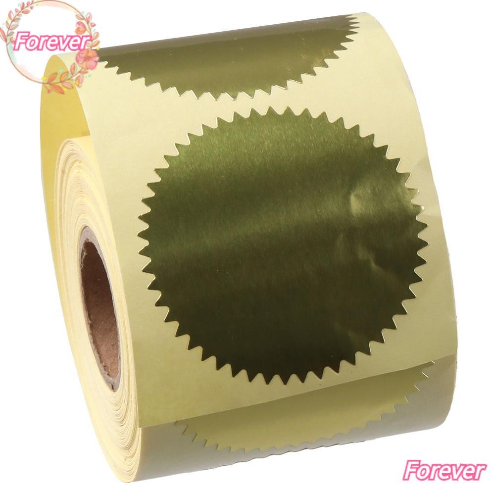 FOREVER Steel Seal Label, Gold Round Award Stickers, 250PCS Self ...