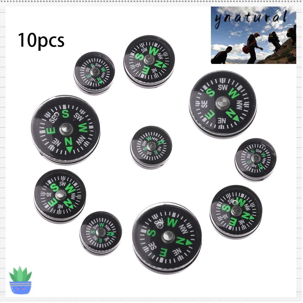 YNATURAL 10pcs Accurate Compass Mini Plastic North Navigation Compasses ...