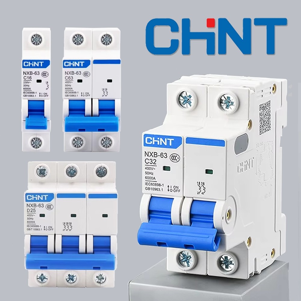 CHNT NXB63 Circuit Breaker 1P/2P, 16A-63A, Overcurrent & Short Circuit ...