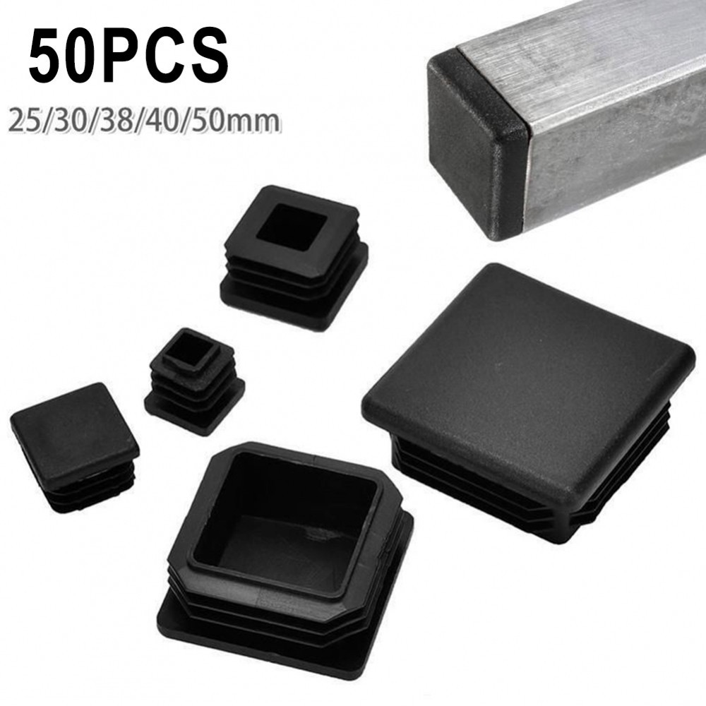 End Insert Plugs 25/30/40/50mm Blanking End Cap Foot Plug Furniture ...
