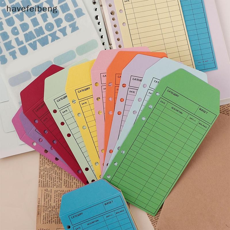 havefeibeng Envelope Challenge Binder 12pcs Budget Envelopes Cardstock ...