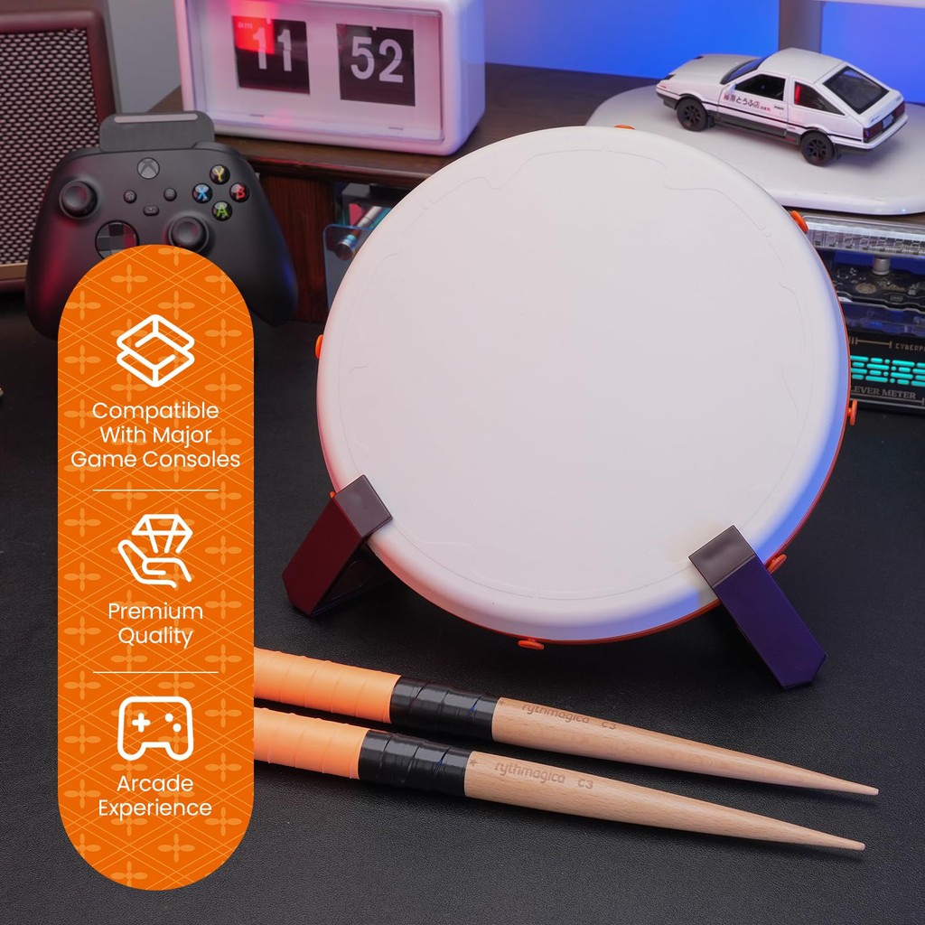 Pro Taiko Drum Controller TDC10 – Rythmagica TDC10 (25cm), arcade