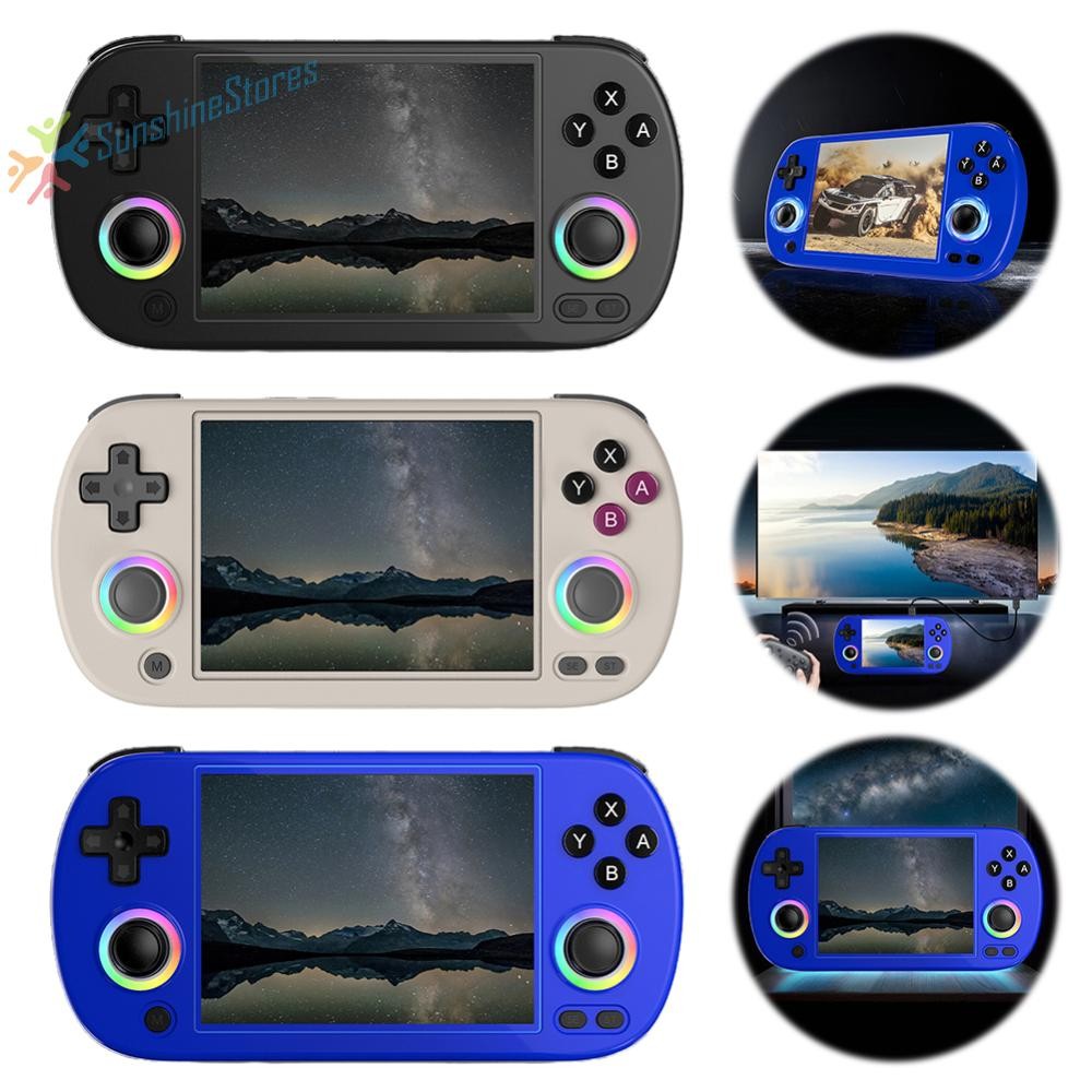 RG40XX H – Console Portable Rétro – Écran IPS 4 Pouces – 5500 Jeux – Linux – WiFi – Sortie HDTV – Joysticks RGB – Batterie 3200mAh – 64 Go