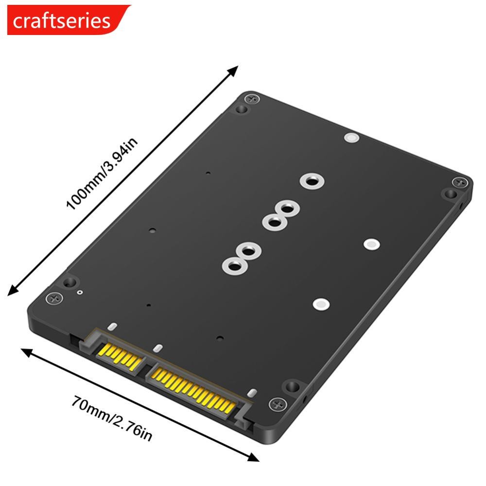 CRAFTSERIES 1PC M.2-mSATA To SATA Solid State SSD To SATA External Disk ...