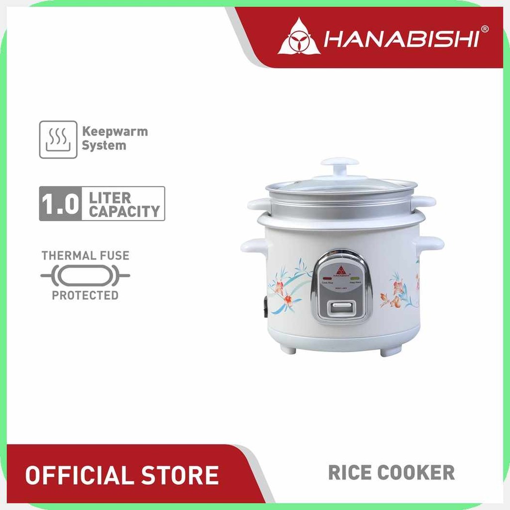 Hanabishi+T:Rice%nD:Cooker%iz:1%fS:Liter&HHRC10FS | Shopee Philippines