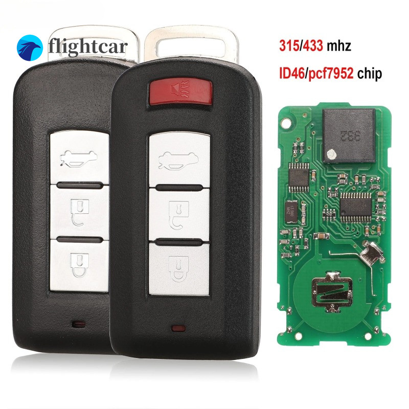 Car Remote Smart Key Suit For MITSUBISHI ASX Outlander Sport Pajero ...