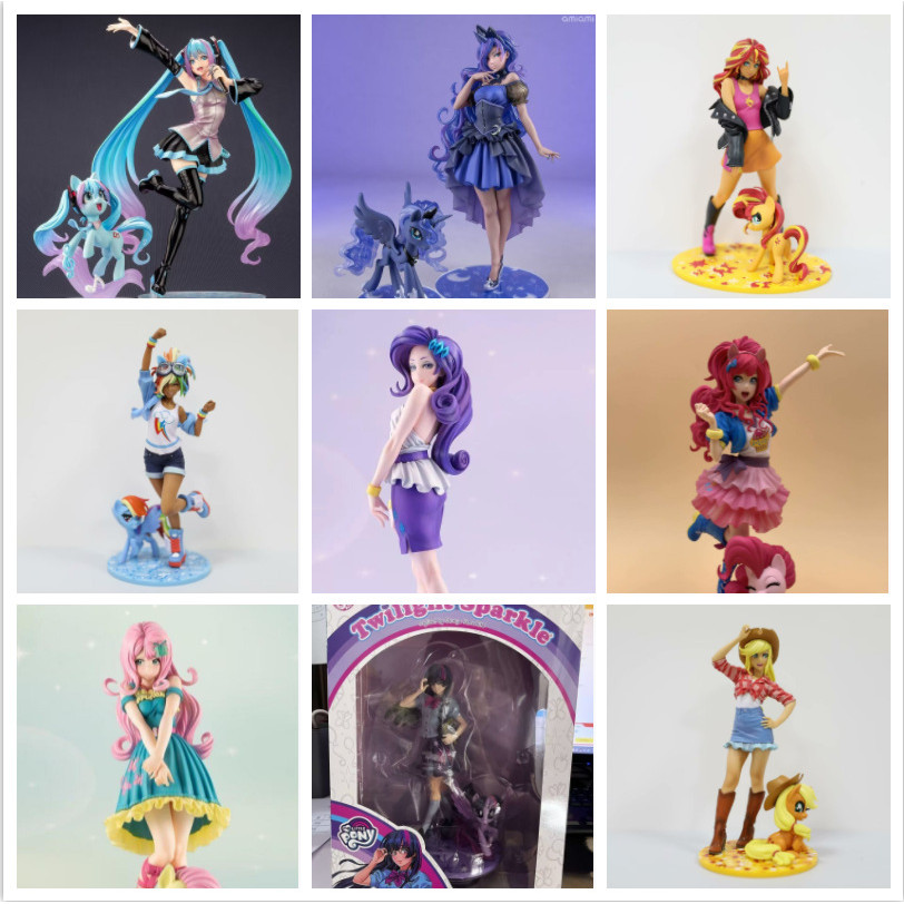 My Little Pony Rainbow Hatsune Sunset Shimmer Pinkie Pie Twilight ...