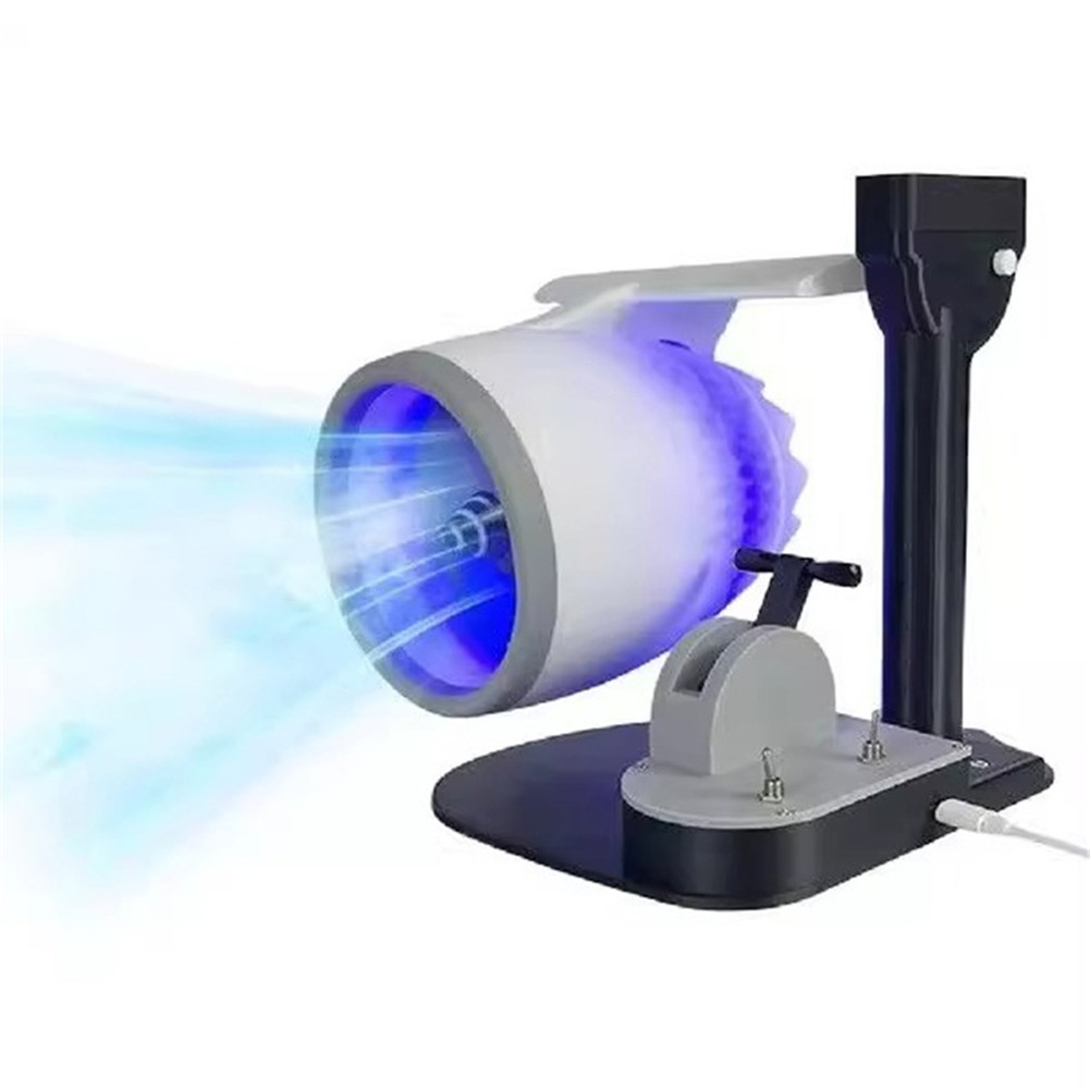 USB Jet Fan Desktop Turbofan Jet Engine Fan with Humidifier and Tail ...