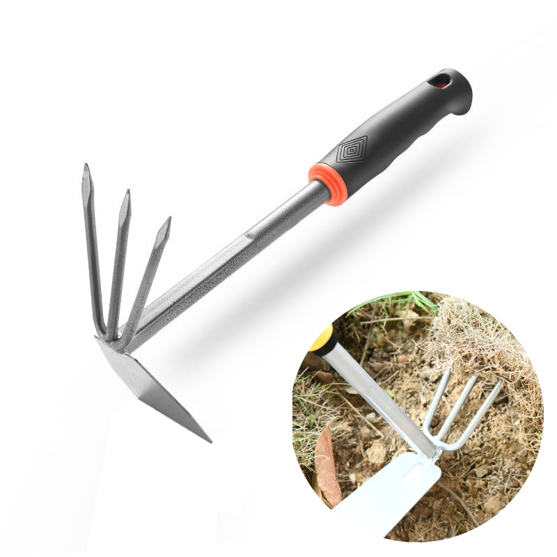 Dual Purpose Hoe Rake Hoe Head Five Tooth Rake Garden Potted Plant ...