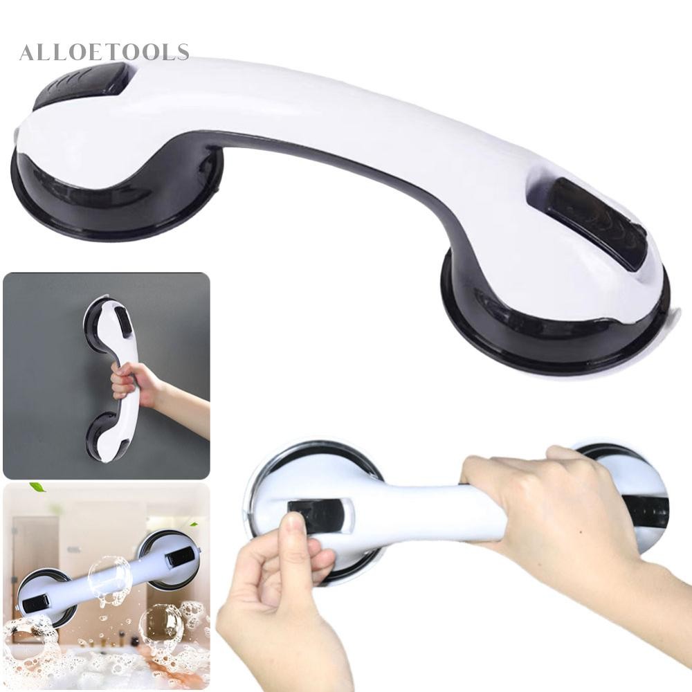 2 Pack 12 Inch Shower Handle No Drilling Bath Safety Grab Bar Suction ...
