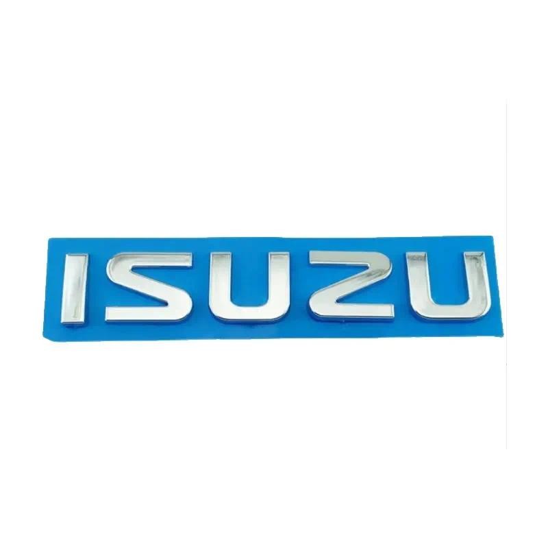 ISUZU letter emblem badge Car stickers for ISUZU D-MAX Rear trunk label ...