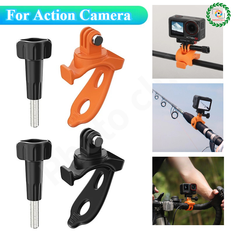 Action Camera Adjustable Silicone Mount Mini Flexible Bracket For Gopro ...