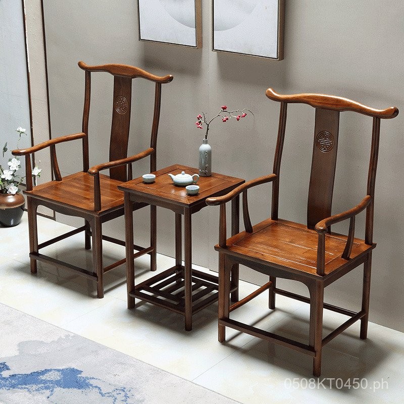 Wai Chair Tea Table Tea Chair Leisure Solid Wood Chinese Style Free ...