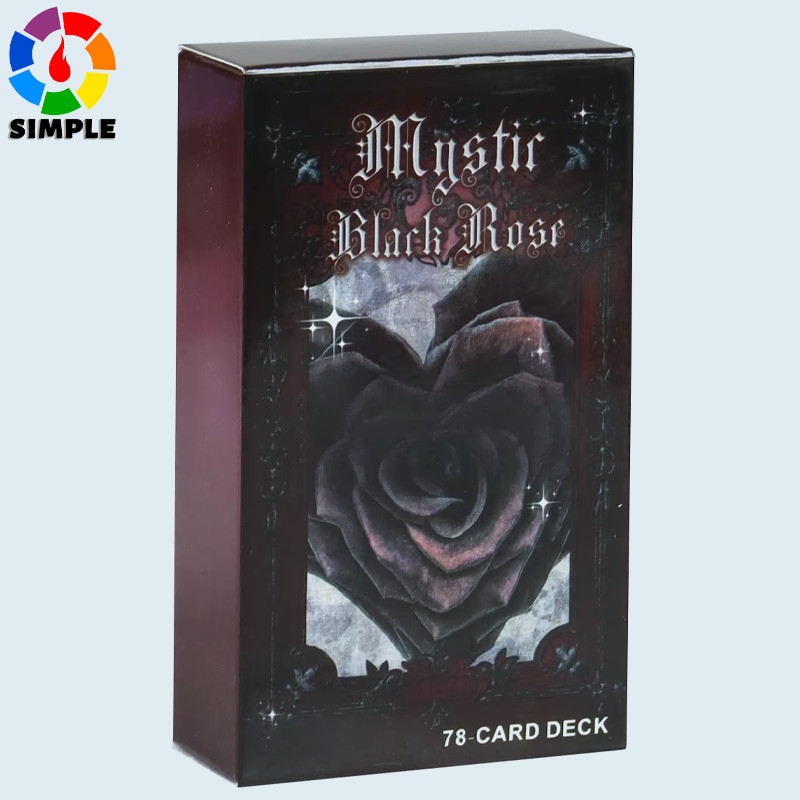 thumbnail image 2 of Tarot Card Deck, 78 Tarot Cards, Beginner Tarot Deck, Red Rose Tarot Deck Divination Cards Tarot Gift 2 of 12