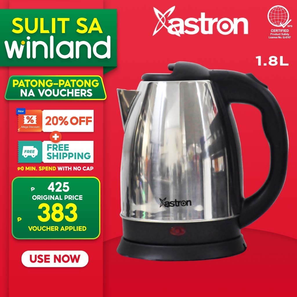 Astron Electric Kettle Ltr Astron By Winland Electric Kettle Water