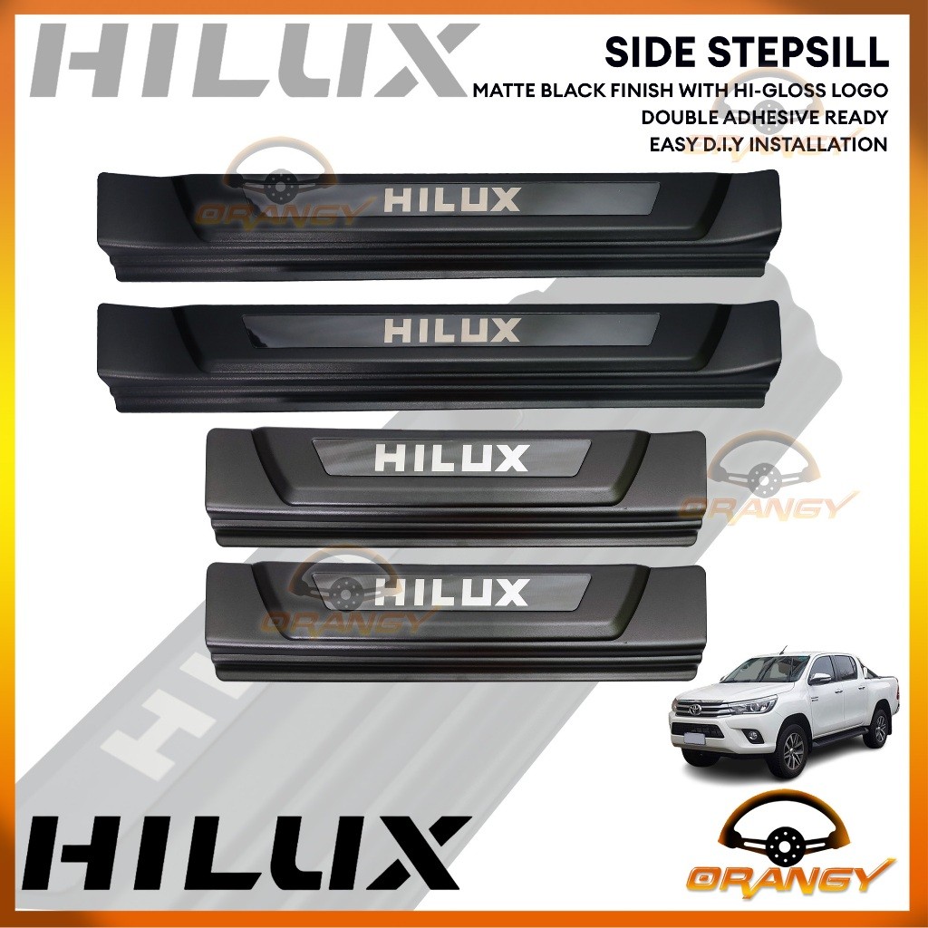 Toyota Hilux/Revo/Conquest 2016 to 2025 OEM Side Stepsill /Door Step ...