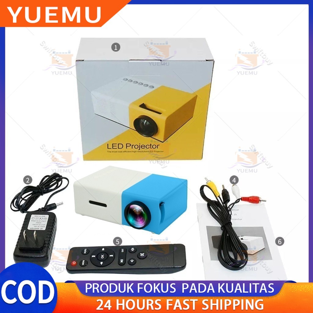 Mini Open House Projector with USB/SD/AV/HDMIBidoscope Cinema PC Laptop ...