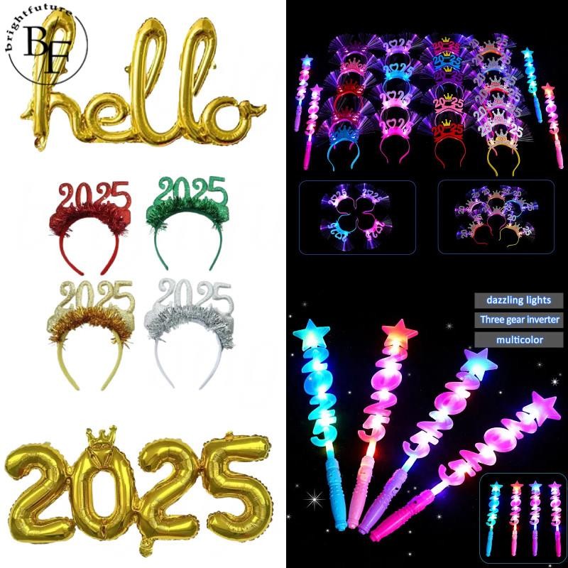 16Inch Hello 2025 Aluminum Foil Balloons For Outddor Party Anniversary