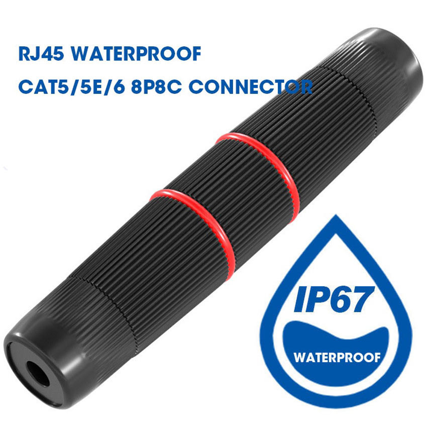 RJ45 Waterproof Connector IP67, Ethernet Network Cable Connector ...