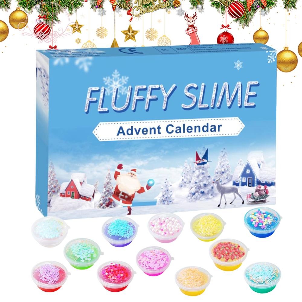 Advent Calendar 2024 24 Days Christmas Countdown Calendar with DIY Clay ...
