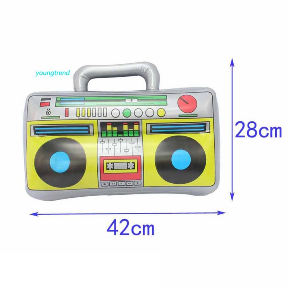 80s 90s Inflatable Radio Boombox Mobile Phone Chains Prop Birthday ...