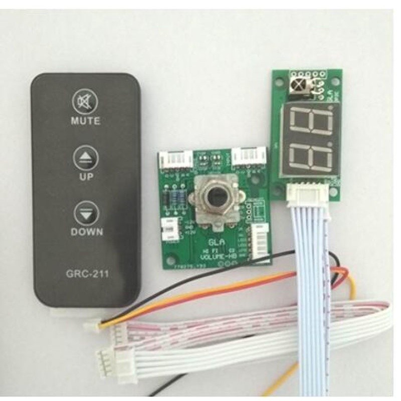 New HIFI 4 channel 8 channel Remote volume control 2CH differential ...
