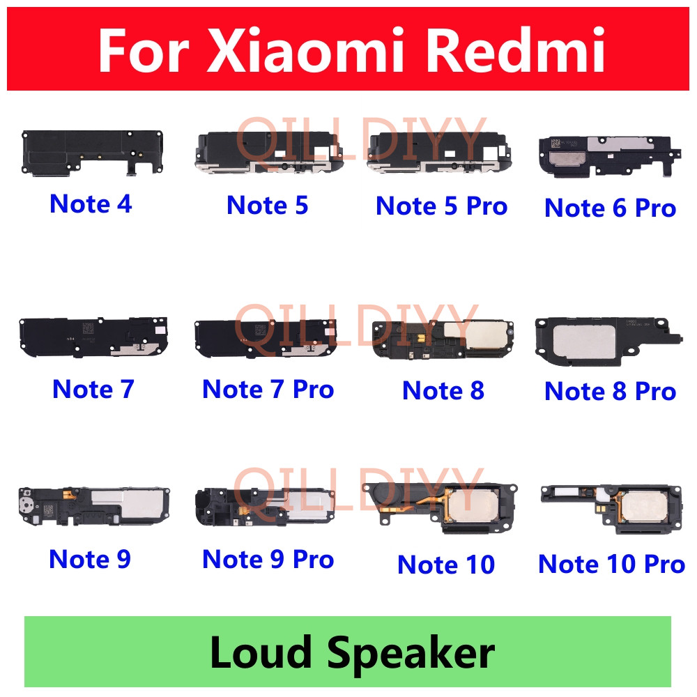Loudspeaker For Xiaomi Redmi Note 10 10S 9 9S 8 8T 7 6 5 4 Pro Loud ...