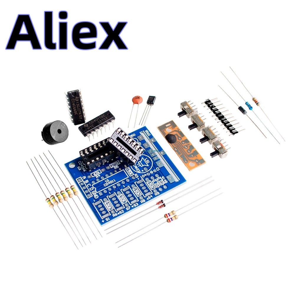 16 Pezzi Kit Scatola Musicale Fai Da Te - Componenti Elettronici Per Produzione Suono, Accessori
