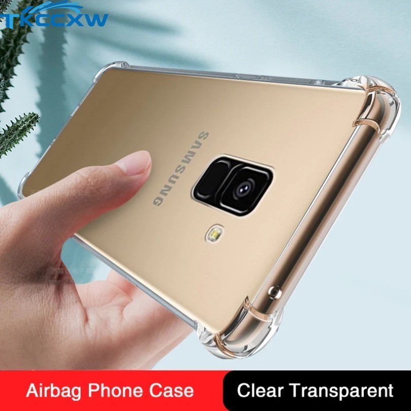 Soft Clear Phone Case for Samsung Galaxy A6 A8 Plus 2018 A6plus A8plus ...