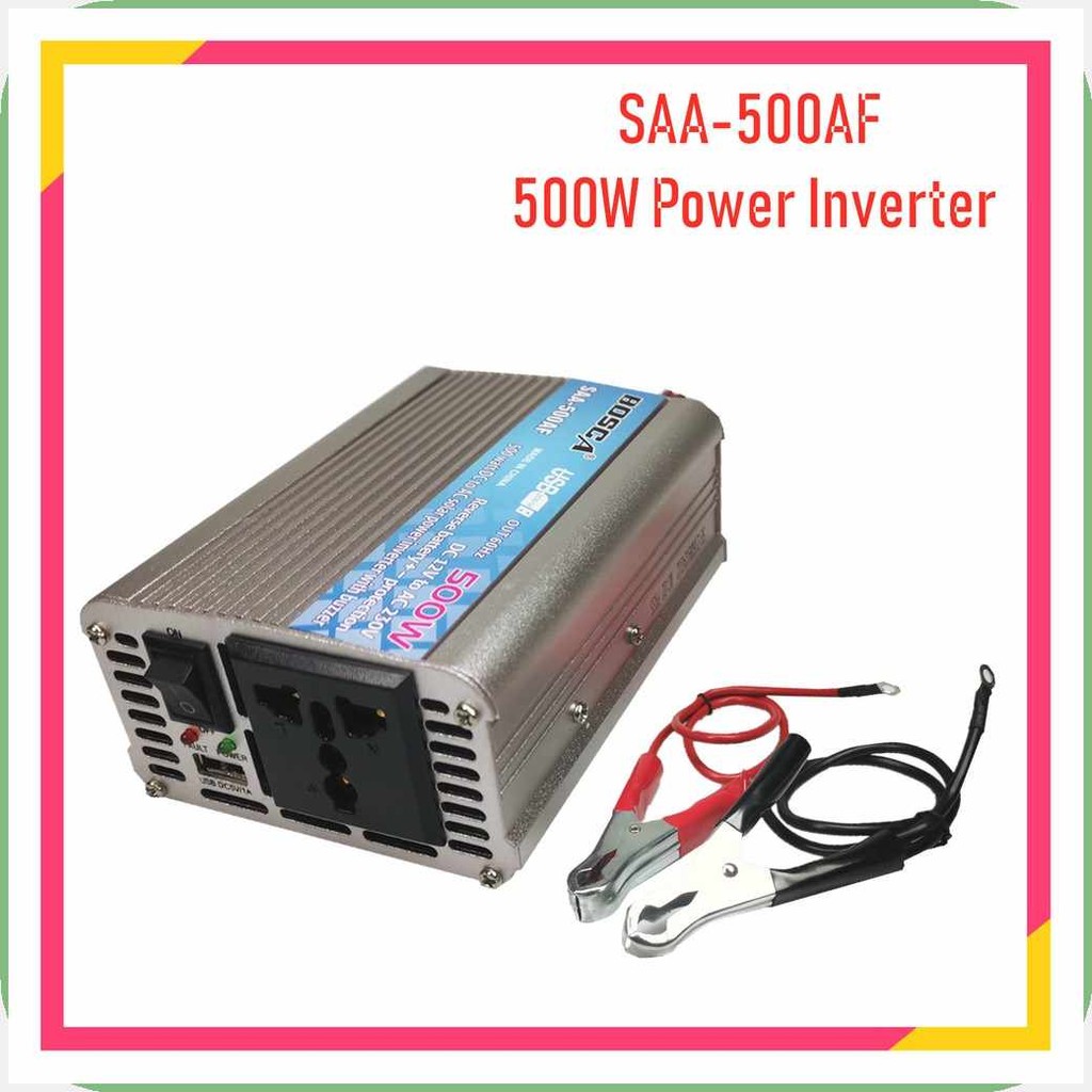 Bosca Kr W R V P Dc C To L V P Ac M Car T Solar Power Inverter Saa Af Shopee