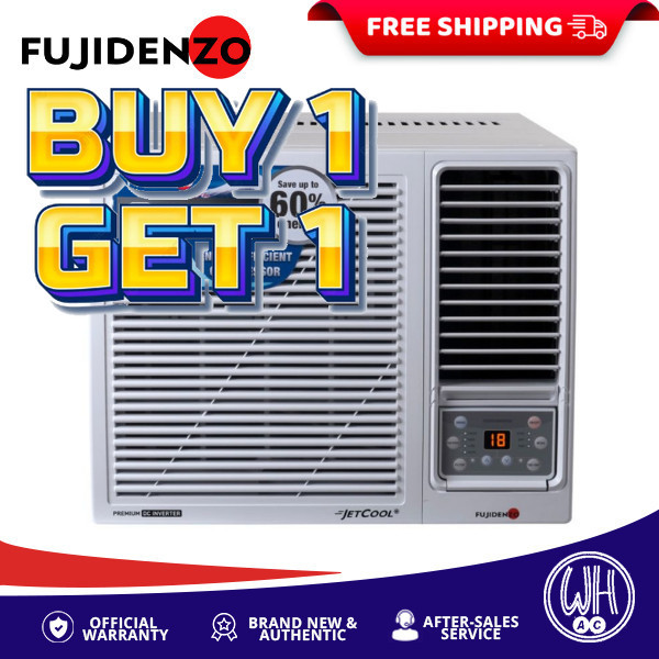 Fujidenzo 1.0 Hp Window Type Full DC Premium Inverter Aircon IWAR100GC ...
