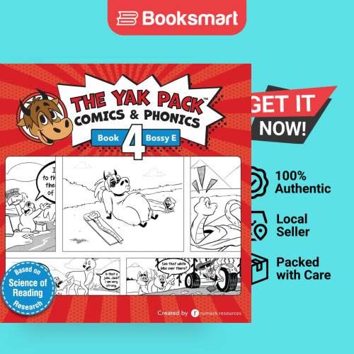 The Yak Pack: Comics & Phonics: Book 4: Learn to read decodable Bossy E ...