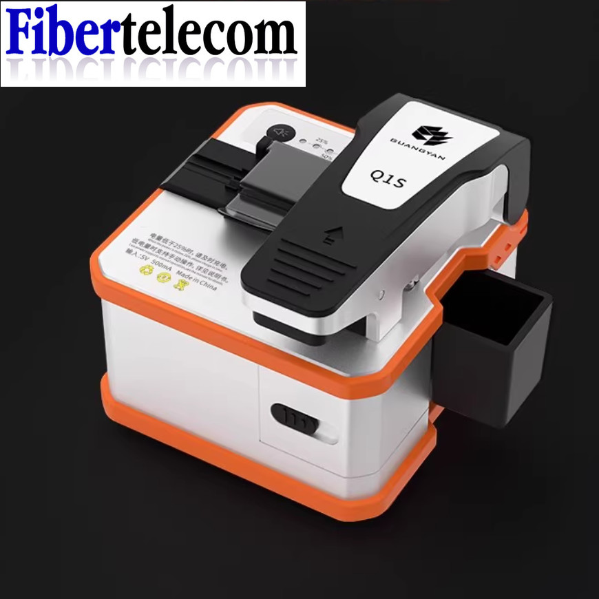 Q S Fully Automatic Electric Fiber Optic Cleaver Rechargeable Optic