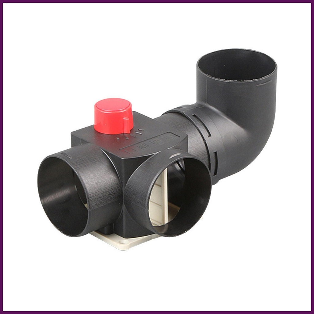 Heater Valve 75mm Car Heater Air Vent Ducting Connector 3 Way Heater ...