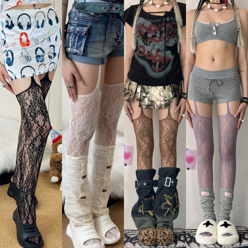 dress shirt garter belt Music Legs Plus Size Mini Diamond Net Garter Belt Stockings – LEGGSBEAUTIFUL main image 0