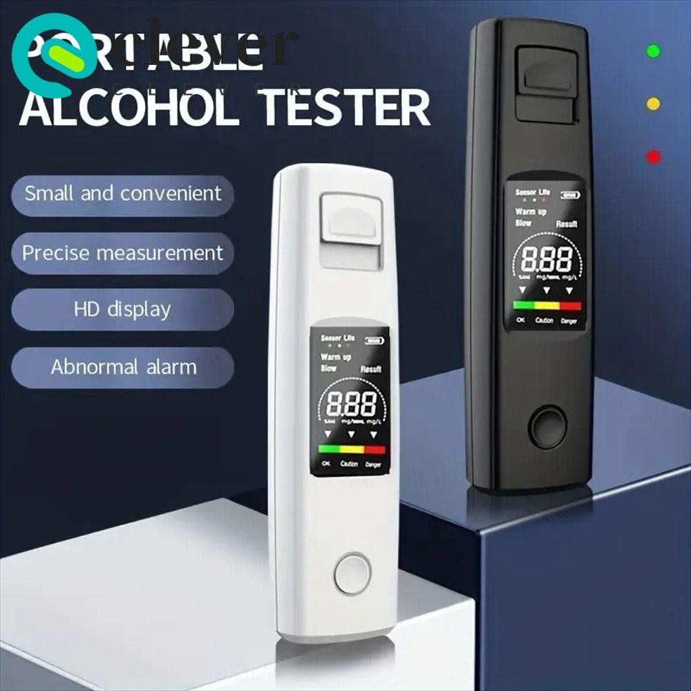 CLEVER Digital Alcohol Tester, LCD Display Type-C Charging Breathalyser ...