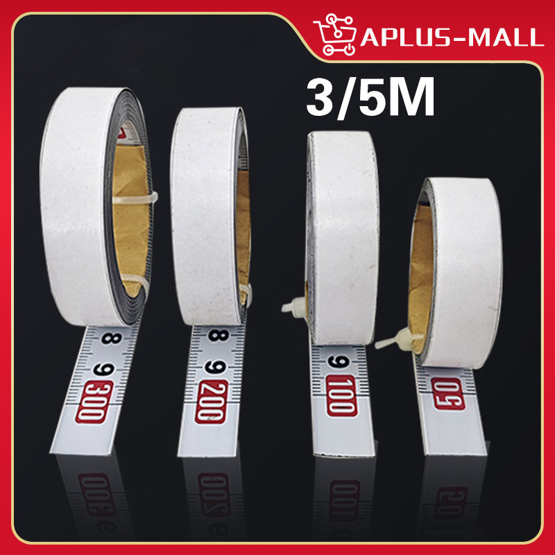 3/5cm Self-adhesive Ruler Scale Strip Stickers Stainless Steel Self ...
