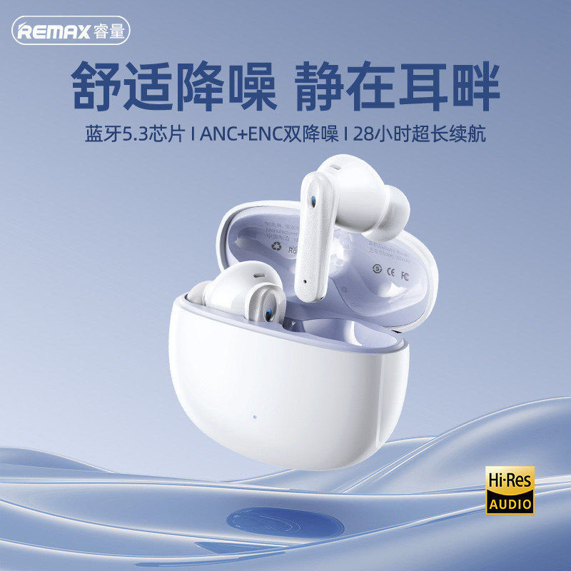 remax Vientiane ANC ENC Double Noise-Reduction Bluetooth Headset Music ...