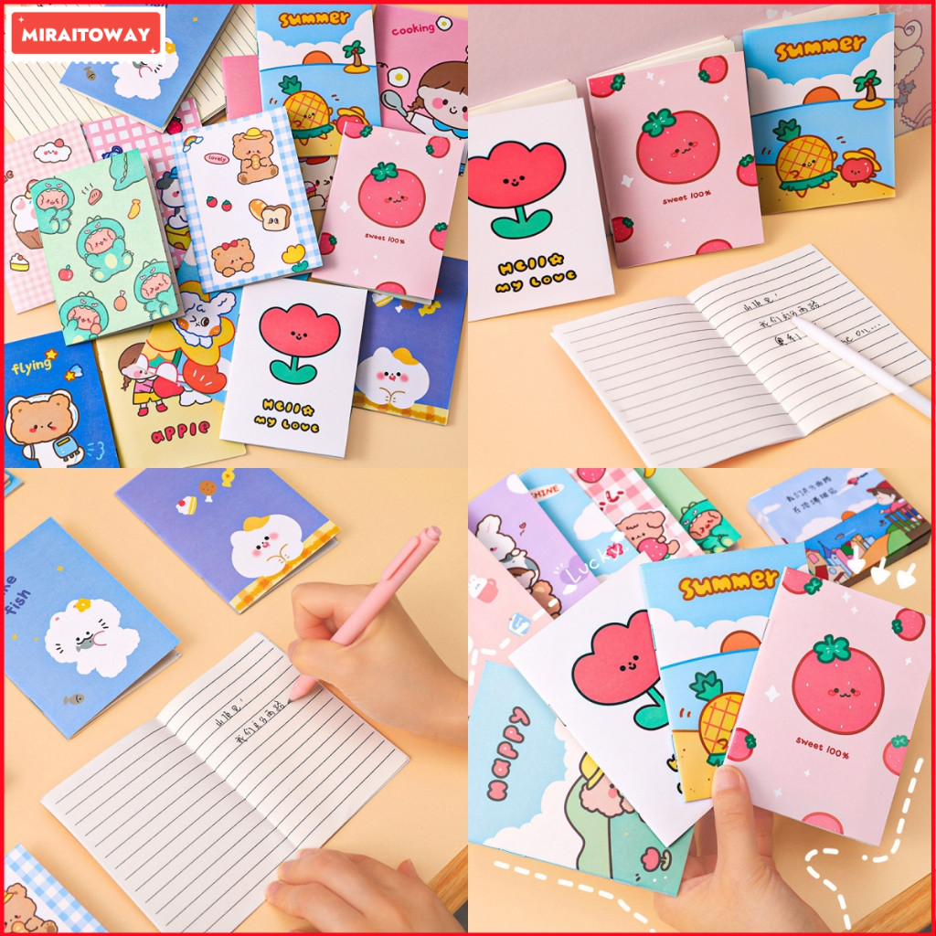 【⚡MT】64k Cartoon High-value Soft Copybook 8x10cm Notebook Pocket Book ...