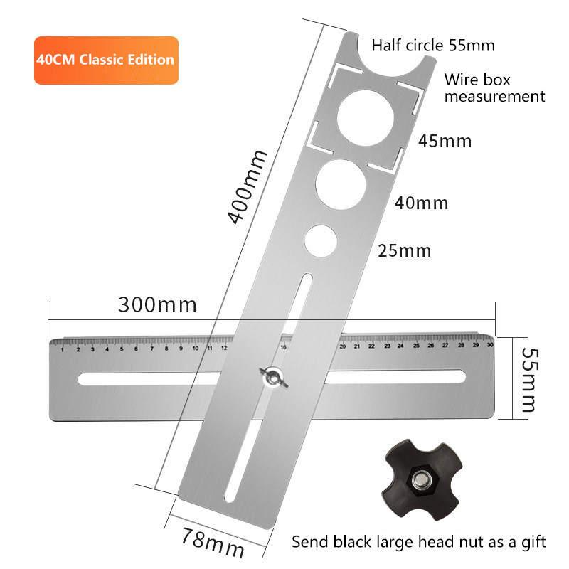 IGO 1 Set Construction Tool Adjustable Tile Locator To Wall Marking ...