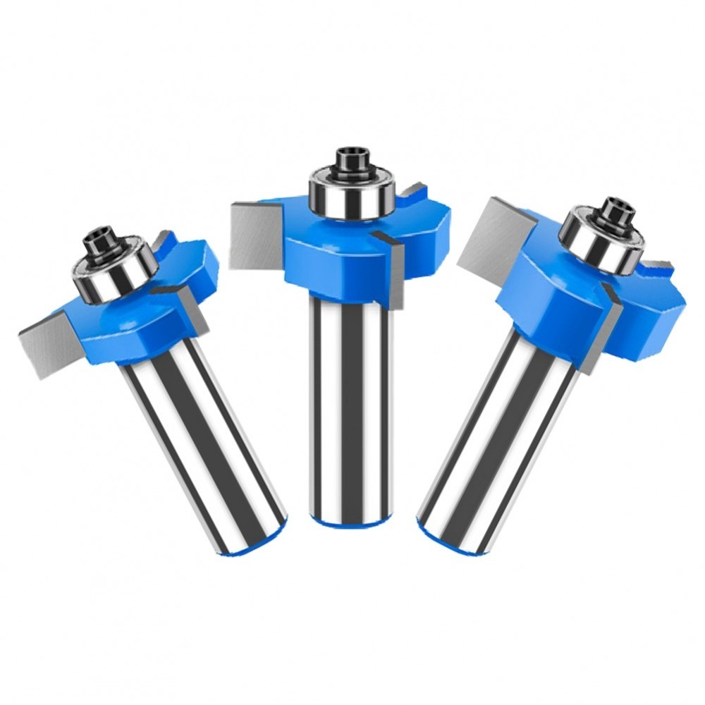 T Slot Woodworking Router Bit Set Featuring Multiple Sizes and ...