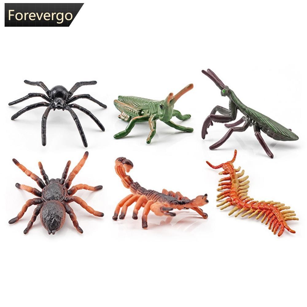 FOREVERGO 1Pc Simulated Animal Insects Figurine Beetles Spiders Mantis ...