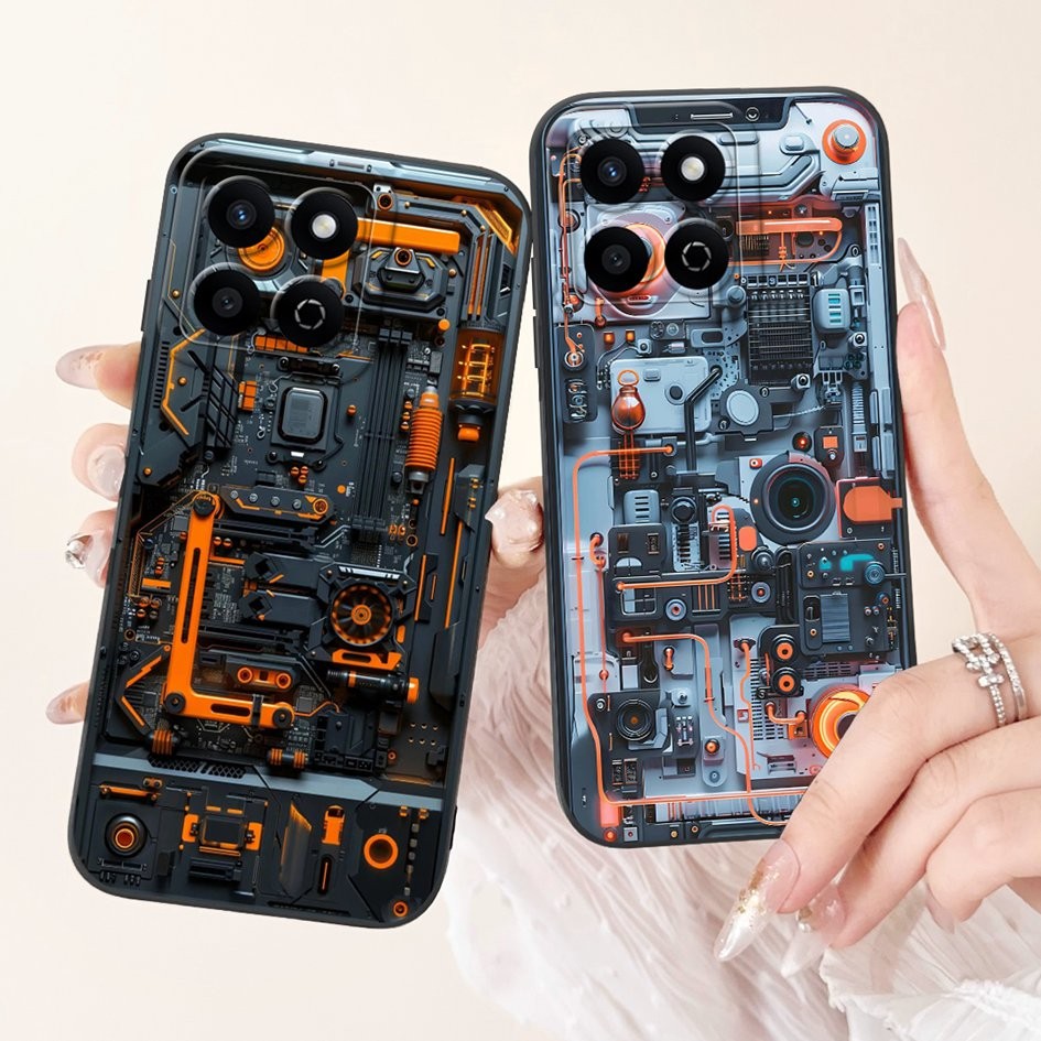 For Honor X7C Case ALT-LX2 ALT-NX1 Silicone Cover Cool Cartoon Matel ...