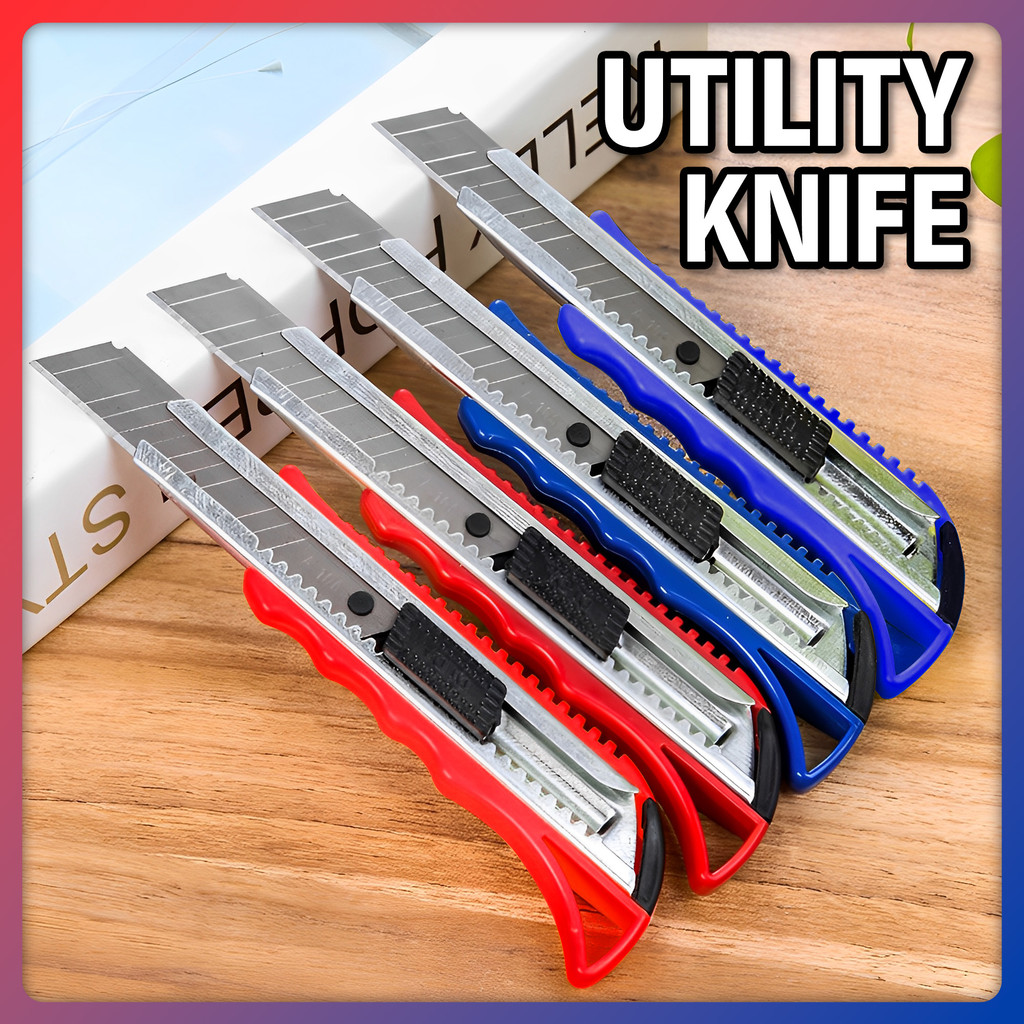 Utility Cutter Knife & Blade School office Stationery …