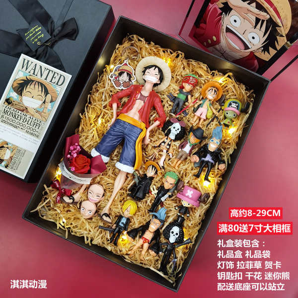 luffy action figure One Piece figure Luffy Zoro model full set Ace ...