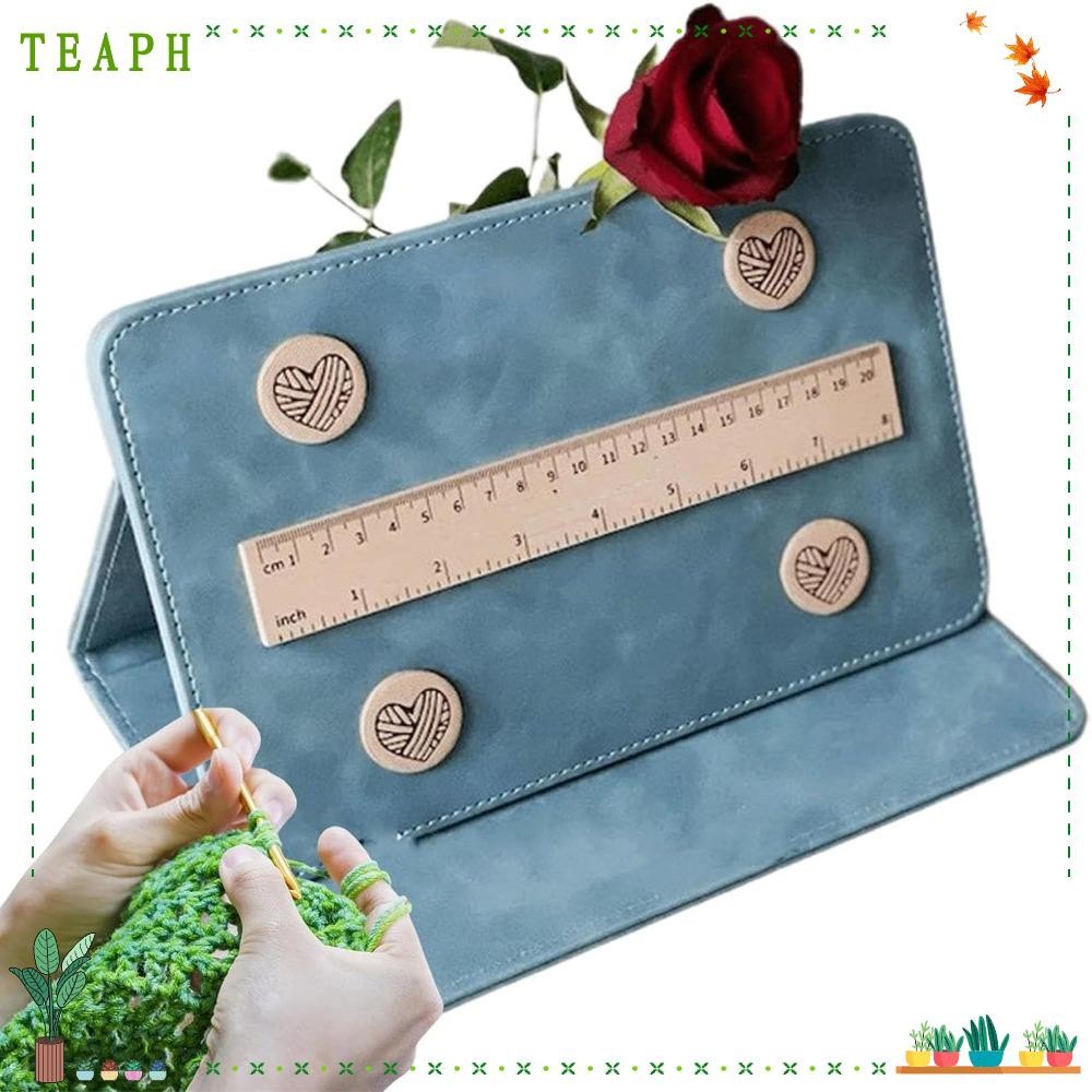 TEAPH Crochet Pattern Chart Holder, Foldable Knitting Chart