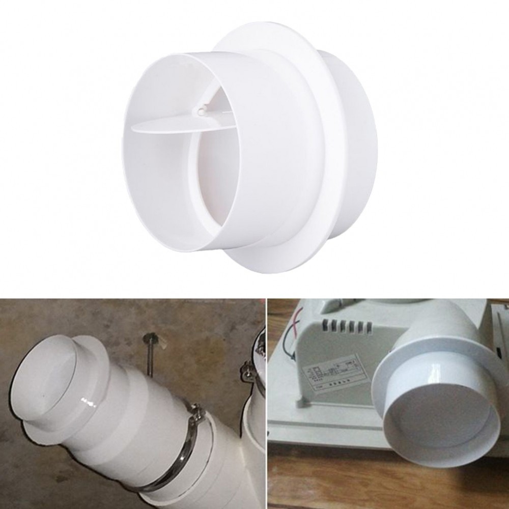 For Bathroom Kitchen Valve Round Pipe Backdraft Damper Prevents ...