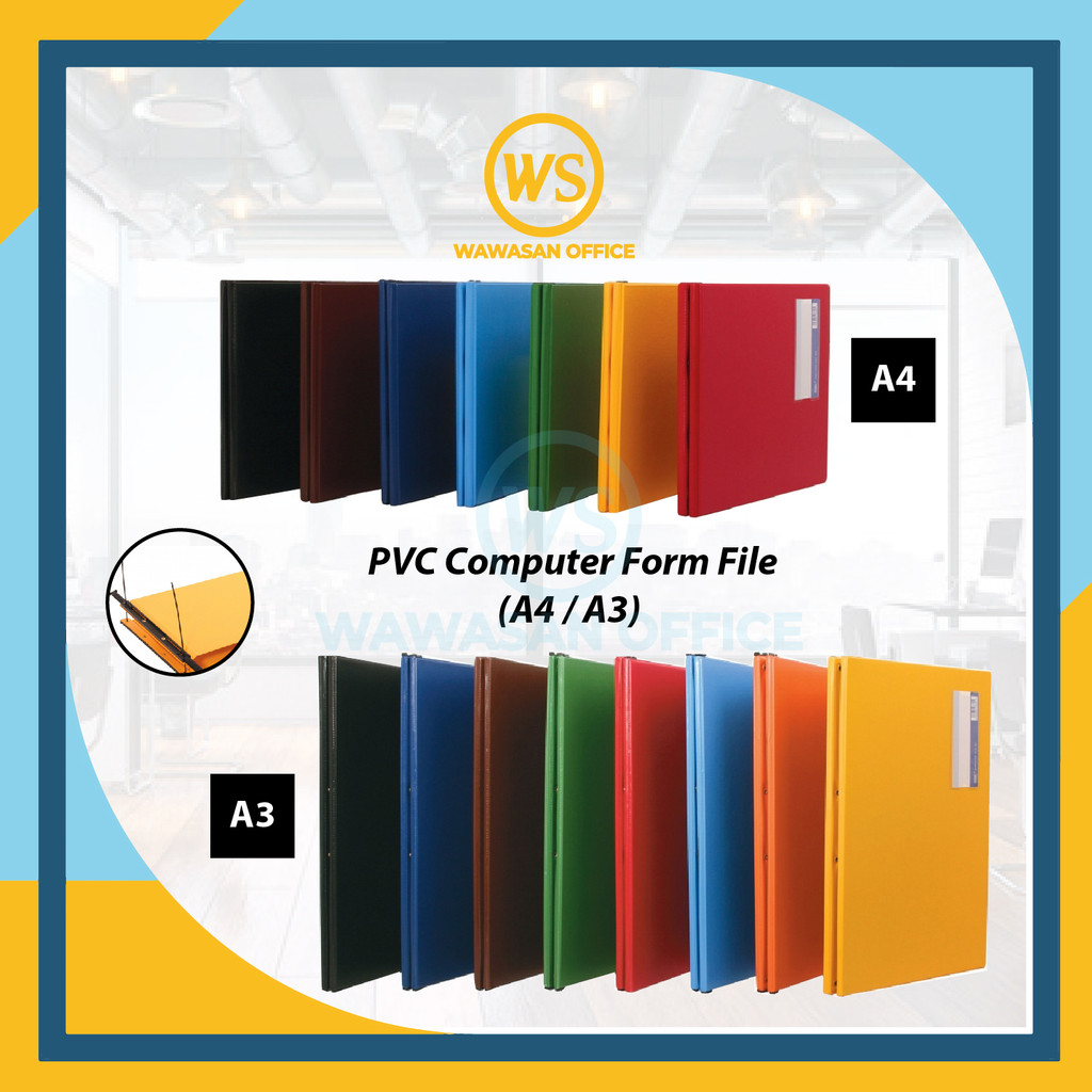 PVC Computer File A4 / A3 Computer form File | Shopee Philippines